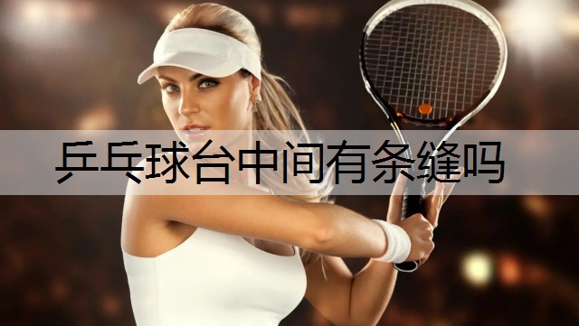 乒乓球台中间有条缝吗