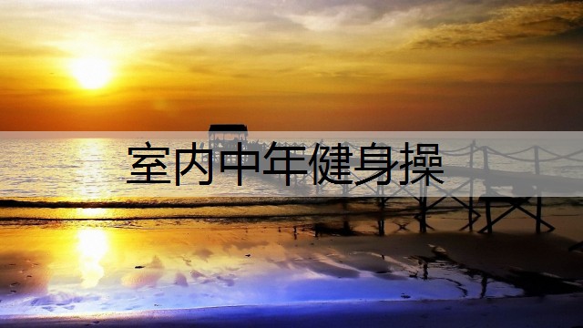 室内中年健身操